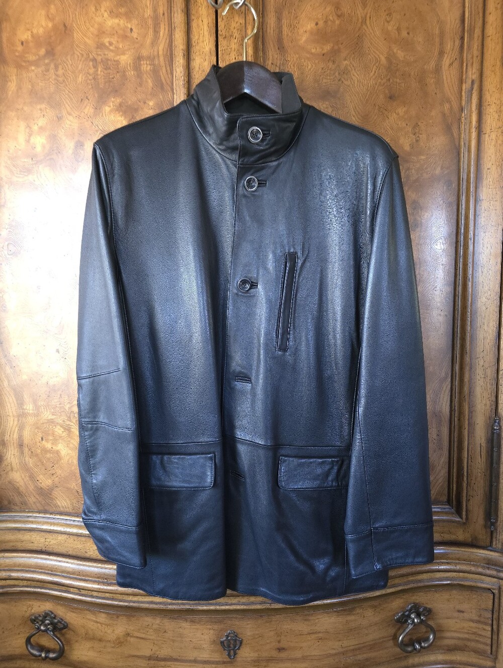 NWOT POLO (L) Black Reversible Jacket